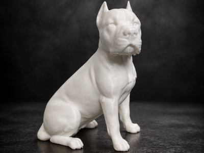 Realistic Guard Dog Statue – Strong Dog Figurine